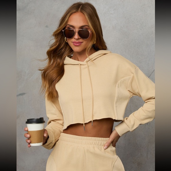 emory park Tops - Hooded Sweatshirt/ High Wasted Jogger Set